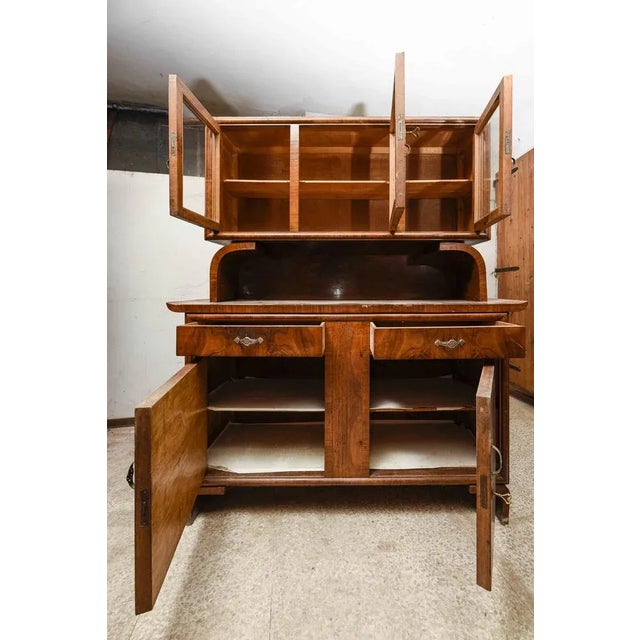 Sideboard with Raised Showcase, 1940s For Sale - Image 13 of 18