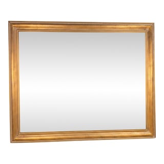 Mid 20th Century W. & J. Sloane Large Gilt Maple Wall Mirror by Jamestown Table Company For Sale