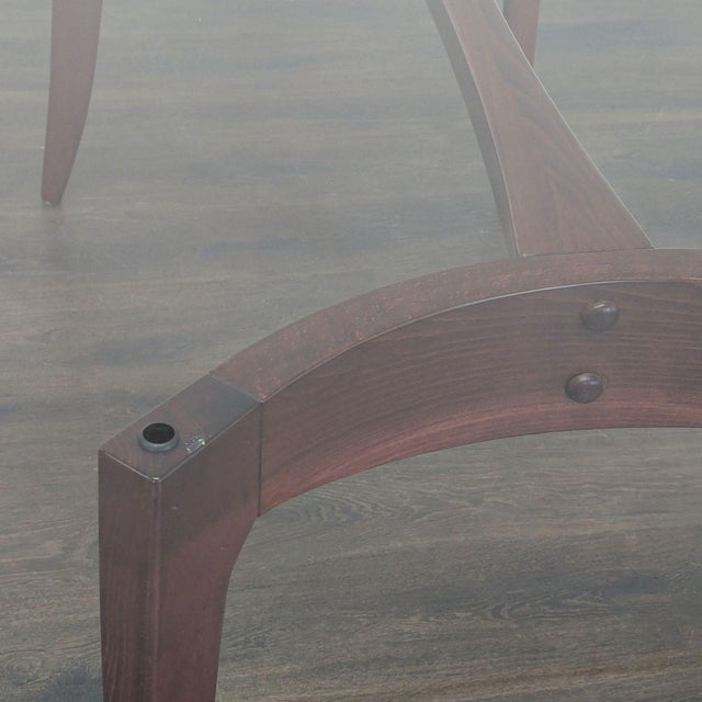 Z Gallerie Glass Top Dining Table For Sale In San Francisco - Image 6 of 7