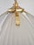 Mid-Century Modern Pendant Lamp in Opaque Satin Glass and Gilt Metal, Italy, 1970s For Sale - Image 18 of 18