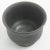 Contemporary Japanese Minimalistic Black Burnt Raku Ceramics Earth Tea Cups by Laab Milano, Set of 3 For Sale - Image 3 of 7