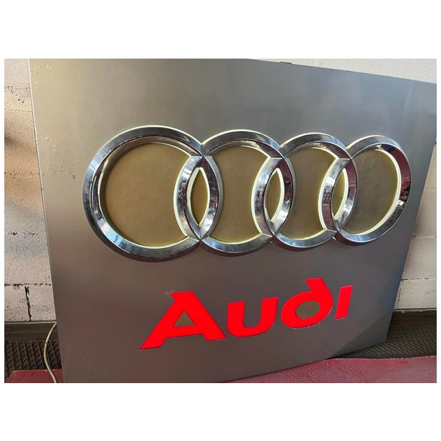 Audi Backlit NEON Sign, 1980s For Sale - Image 12 of 18