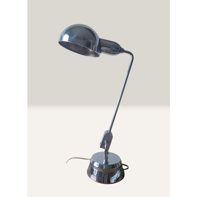 Vintage Model 600 Table Lamp by Charlotte Perriand for Jumo, 1940 For Sale - Image 13 of 13