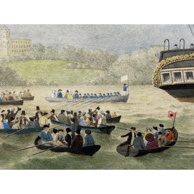 Mid 19th Century Hmy Victoria & Albert Off Osborne House Royal Steam Yacht in the Solent, 19th-Century Painting in the Manner of Nicholas Condy For Sale - Image 5 of 18
