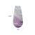 Glass Swirled Smoke and Aubergine Torpedo Glass Vase- Tall For Sale - Image 7 of 10