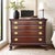1960s Traditional Federal Revival Ribbon Mahogany Dresser | Entryway Piece For Sale - Image 11 of 11