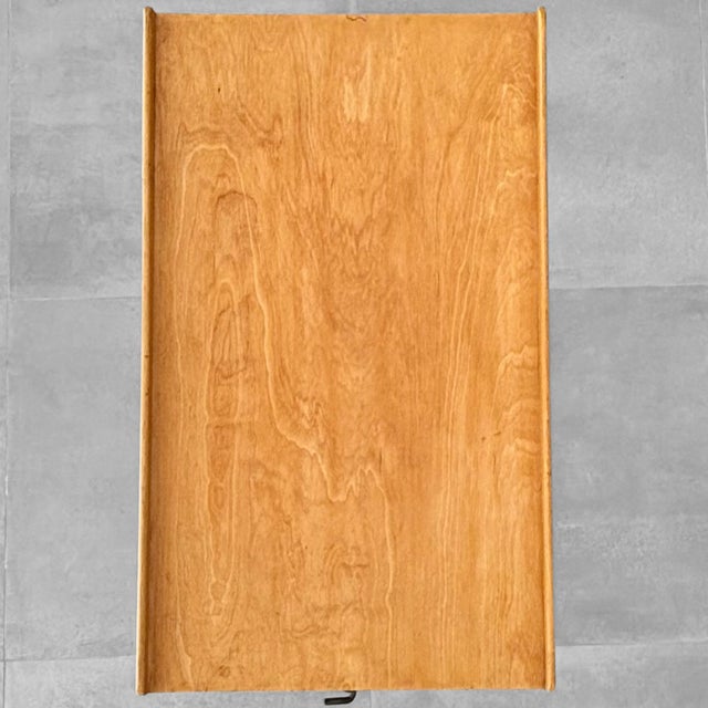 Scandinavian Reading Stand in Birch and Steel, 1940s For Sale - Image 6 of 11