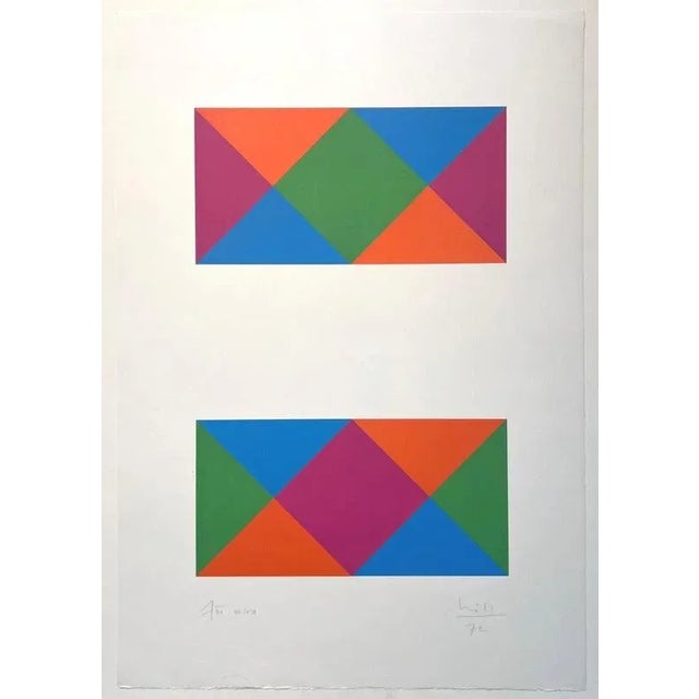 Silkscreen, 1972 Handsigned by the artist in pencil Dedicated "Pour Mira" 86.00 cm. x 60.00 cm. 33.86 in. x 23.62 in....