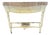 Painted Console Table With Stone Top For Sale