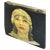 1920s Art Deco Original Portrait Painting on Box For Sale