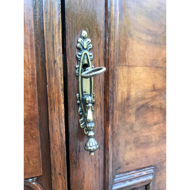 19th Century Catalan Spanish Buffet with 2 Doors and Mirror Crest For Sale - Image 9 of 11