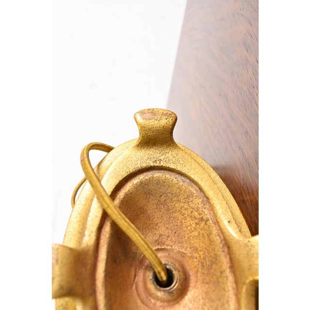 Tiffany Studios New York Bronze Doré Two-Light Table Lamp, Circa 1910 For Sale - Image 10 of 12