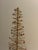 Crate & Barrel Vintage Gold Wire Beaded Christmas Trees – Set of 2 (20” Each) For Sale - Image 4 of 11