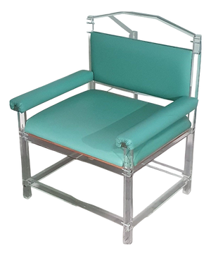 Acrylic Glass Chair, 1980s