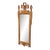 Italian Giltwood Narrow Vintage Wall Mirror Mirror For Sale