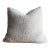 Bloom Home Collection Mohair Wooly Plush Double Sided Pillow 23" X 23" For Sale