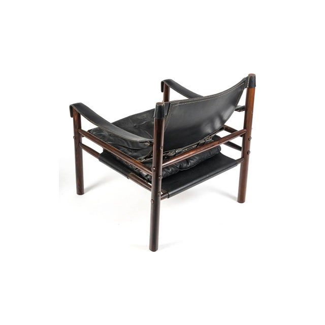 Wood Sirocco Lounge Chairs attributed to Arne Norell, 1960, Set of 2 For Sale - Image 7 of 10