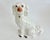 Ceramic Antique 19th C White Staffordshire Spaniel Mantel Dogs - A Pair For Sale - Image 7 of 18