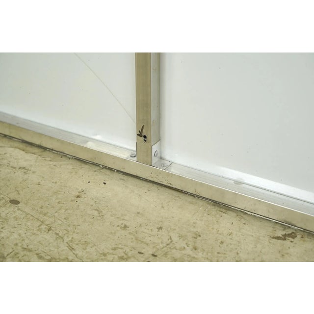 Blue Newly Made Marty Supreme Reclaimed Dry Goods & Hosiery Aluminum Movie Prop Sign For Sale - Image 8 of 8