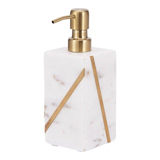 Marble Brass Lotion Dispenser