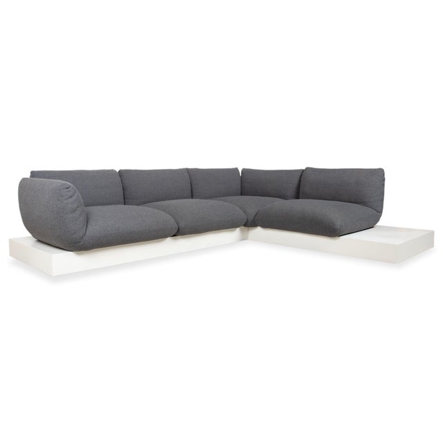 Jalis Corner Sofa in Grey Fabric from COR For Sale - Image 14 of 14