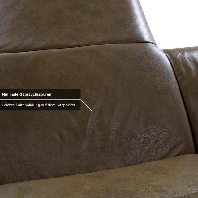Green Leather 8372 Corner Sofa with Manual Function from Himolla Velden For Sale - Image 12 of 18