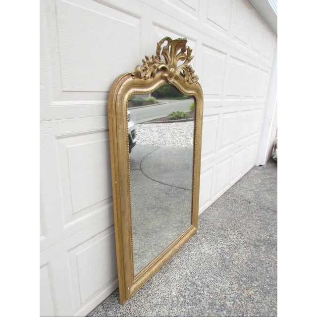 Antique Louis Philippe Giltwood Mirror For Sale - Image 17 of 18