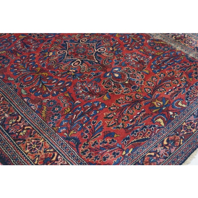 Antique Lillihan Rug 5'3'' x 6'6'' For Sale - Image 10 of 12