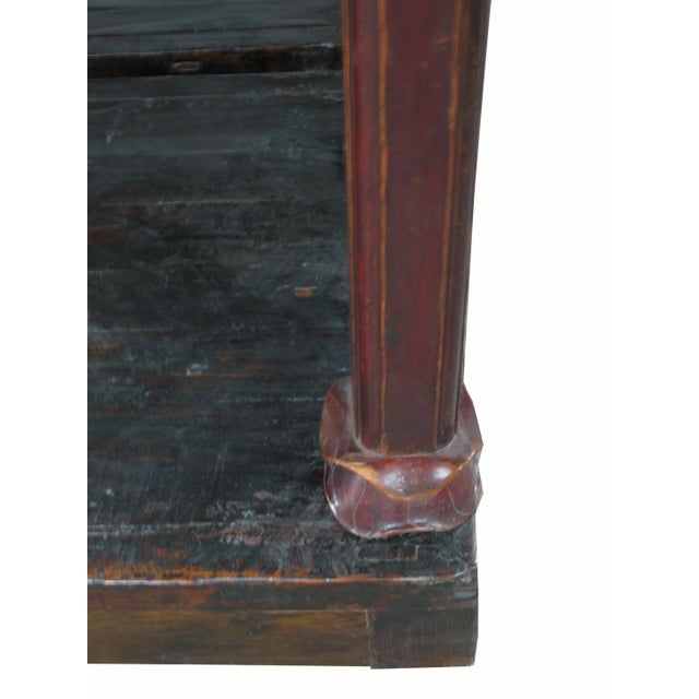 Authentic Rare 19th Antique Chinese Canopy Bed For Sale - Image 9 of 12
