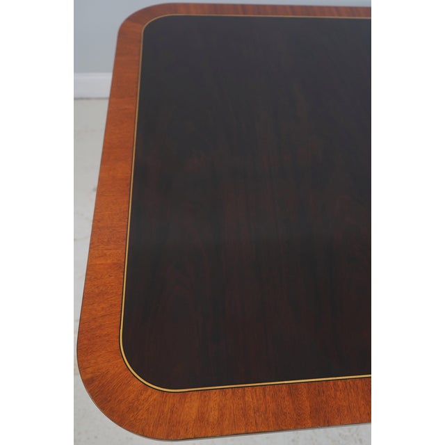 Stickley Colonial Williamsburg Mahogany Banded Inlaid Dining Table For Sale In Philadelphia - Image 6 of 18
