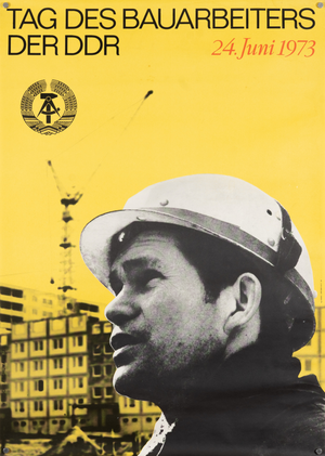 Original GDR Political Propaganda Poster by Nietzsche