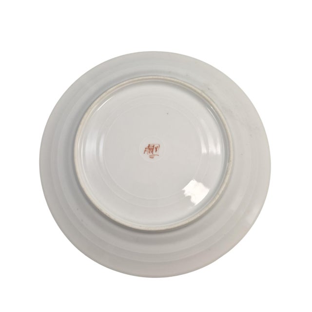 Armorial Porcelain Plates from Edmé Samson & Cie, 1890, Set of 2 For Sale - Image 5 of 11