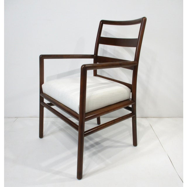 Mid 20th Century t.h. Robsjohn Gibbings Ladder Back Arm Chairs For Sale - Image 5 of 16