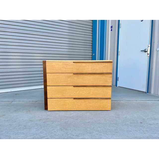 1940s Mid-Century Mahogany and Maple Dresser by Gilbert Rohde for Herman Miller For Sale - Image 13 of 13