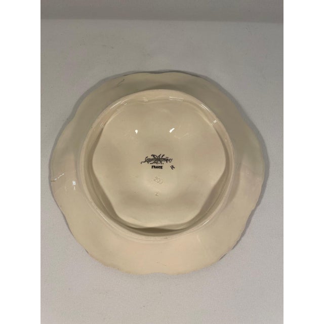 Oyster Gray French 1920s Majolica Sarreguemines Oyster Plate For Sale - Image 8 of 10