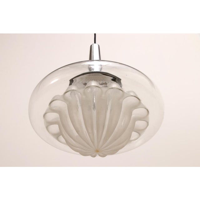 Vintage Glass Hanging Lamp from Peill & Putzler, 1960s For Sale - Image 13 of 16
