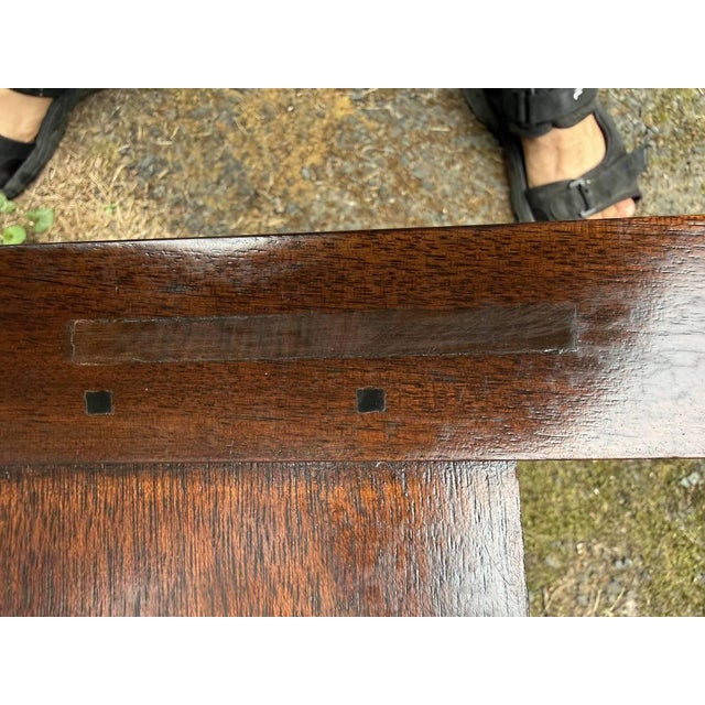 Late 20th Century Pair of Henkel Harris Chippendale Style Carved Mahogany Dining Side Chairs For Sale - Image 12 of 16