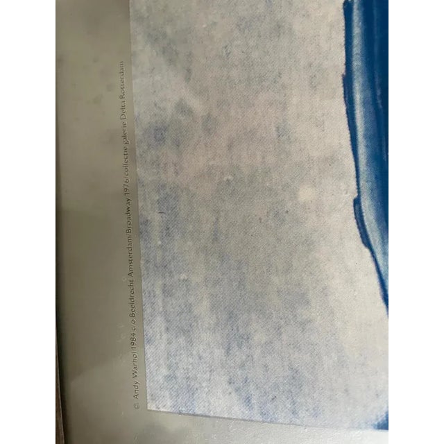 Andy Warhol, Broadway Galerie Delta Rotterdam Exhibition Poster, 1984, Screenprint, Framed For Sale - Image 9 of 12