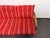 Red Mid-Century Beech Sofa, 1960s For Sale - Image 8 of 18