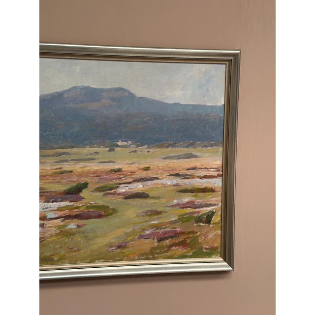 Mid-Century Modern Gunnar Wallentin, Landscape, 1960s, Oil on Canvas, Framed For Sale - Image 3 of 18