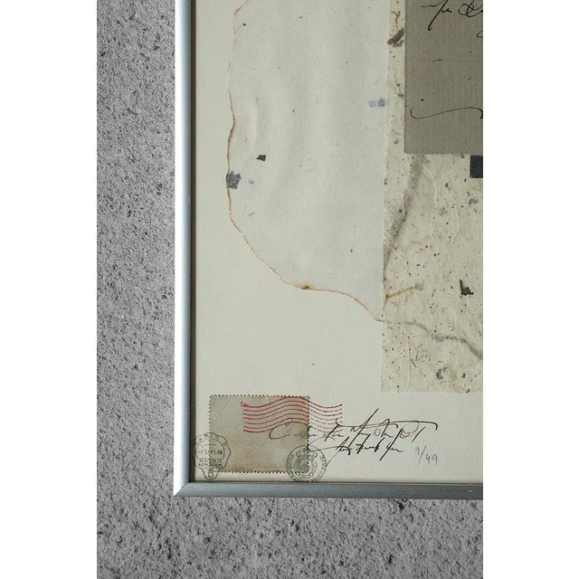 Composition, Color Lithograph on Fabriano Paper, Framed For Sale - Image 3 of 6