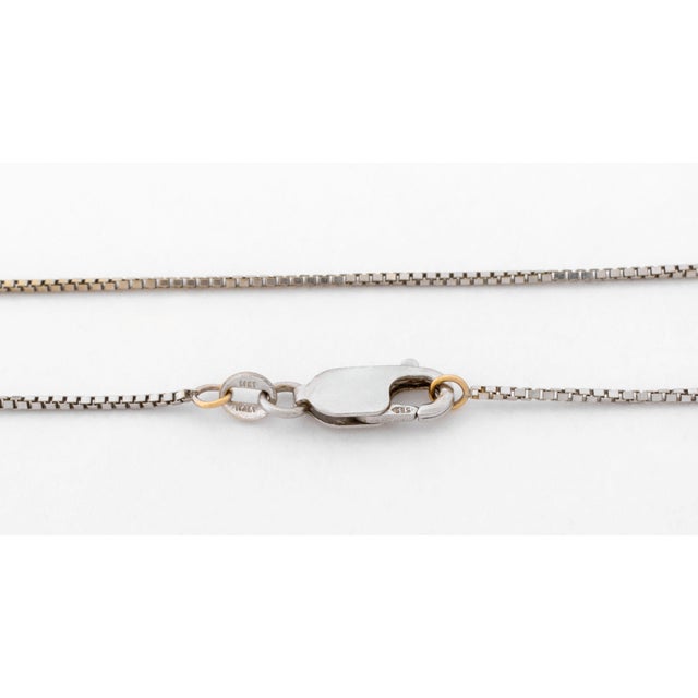 14k White Gold Rubellite Pendant Necklace For Sale In New York - Image 6 of 6