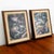 Pair of abstract landscape oil paintings. Signed "Betty '68" in the lower right corners. Professionally framed in solid...