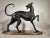Large Art Deco Greyhound Dog in Bronze, 1900s For Sale - Image 4 of 13