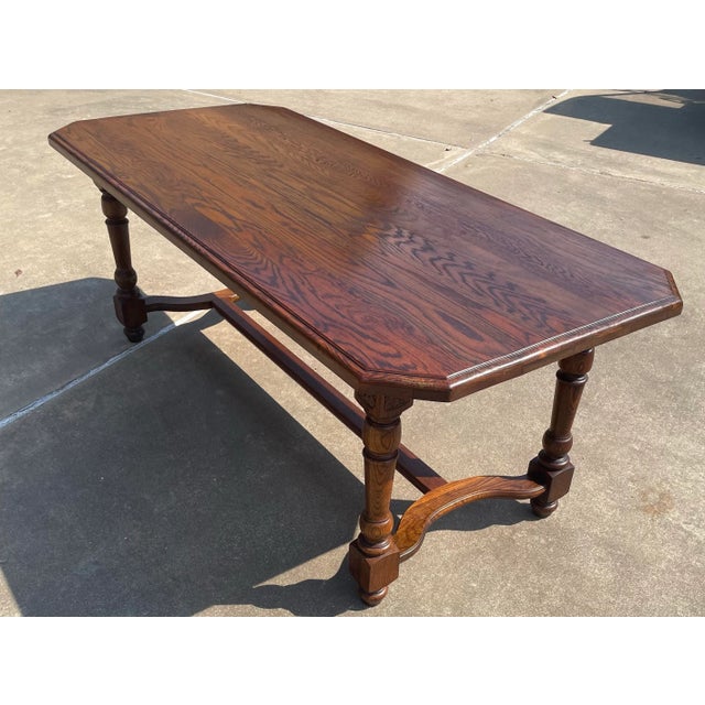 Early 20th Century French Country Dining Table - Seats 8 For Sale - Image 5 of 12