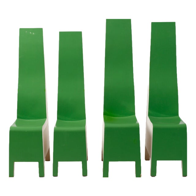 Obelisk Chairs, 2000s, Set of 4 For Sale