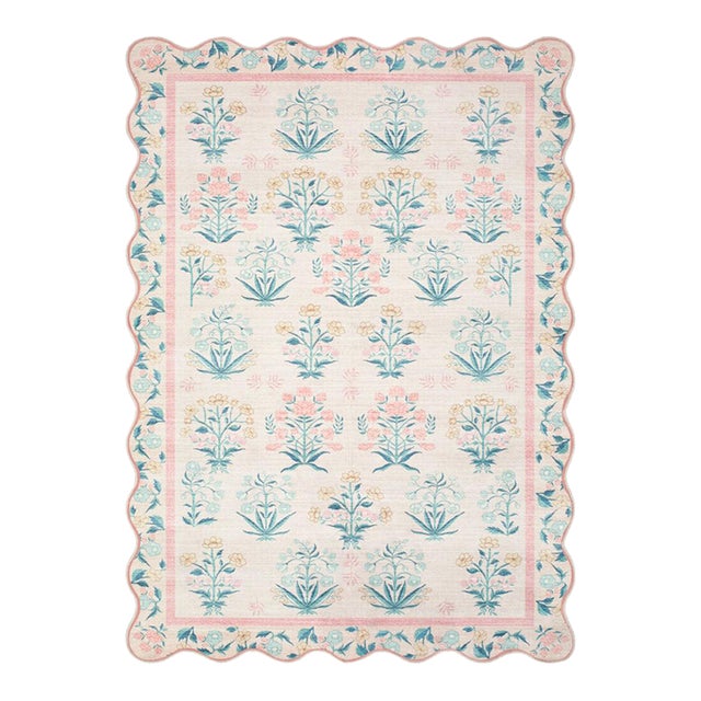Lavable Machine Woven Rug Pink 2x3 For Sale