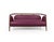 Purple Essex Purple Leather Sofa by Javier Gomez For Sale - Image 8 of 8