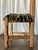 Textile Set of Six 1960s Rustic French Oak Dining Chairs With Rush Seats For Sale - Image 7 of 8