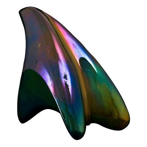 Astrapia Magenta Green of the Neo Habitat Sculptural Object by Caspi Ceramics Nl For Sale